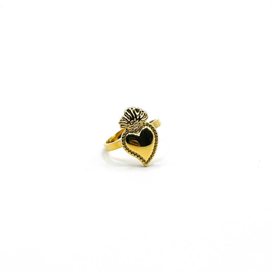 Anello cuore sacro